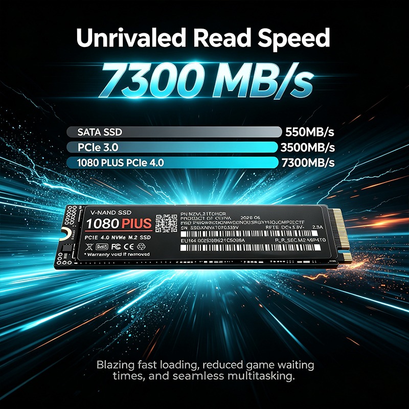 1080 Plus M.2 NVMe PCIe 4.0 So - M.2 Nvme 4Tb Pcie 4.0 Ssd 评论和价格