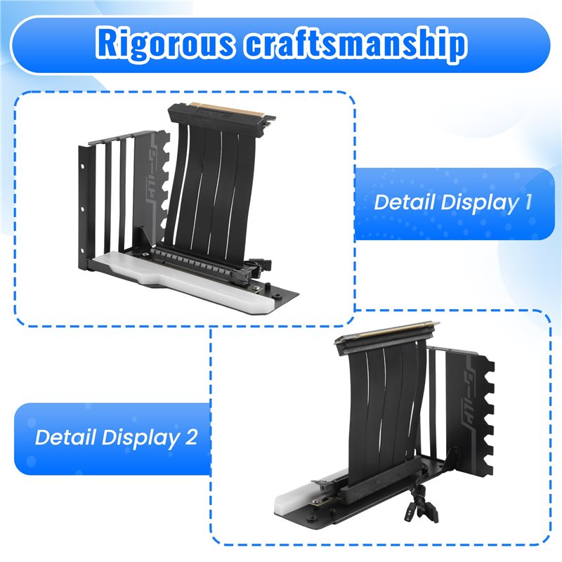 Vertical GPU Mounting Bracket  - Pcie 4.0 X16 Riser Cable 90 Degree 评论和价格