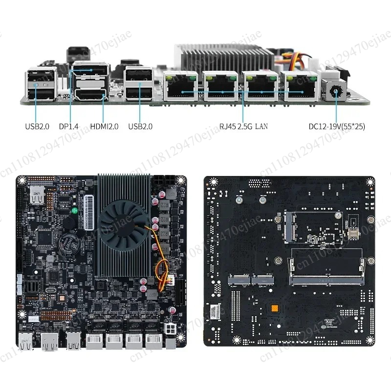 N100 6-Bay NAS Motherboard Min - Nas Motherboard N100 6 Sata 评论和价格